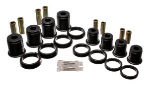Jeep Wagoneer Control Arm Bushing Set - Front - Energy Suspension - Performance Polyurethane - Black - `84-`01